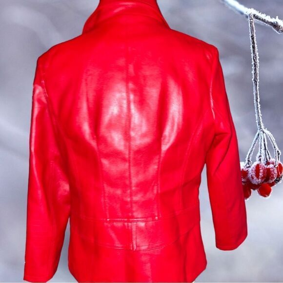 Yijia Meiyi red leather revamped jacket! - Picture 11 of 13